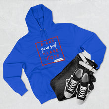 Load image into Gallery viewer, DrLizSpeaks "Make Yourself Heard VOTE" Unisex Premium Pullover Hoodie