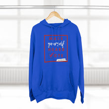 Load image into Gallery viewer, DrLizSpeaks "Make Yourself Heard VOTE" Unisex Premium Pullover Hoodie