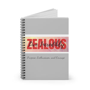 Live.Incredibly.Zealous Reflection Journal Notebook