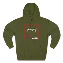 Load image into Gallery viewer, DrLizSpeaks &quot;Make Yourself Heard VOTE&quot; Unisex Premium Pullover Hoodie
