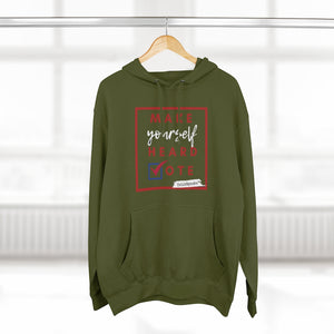 DrLizSpeaks "Make Yourself Heard VOTE" Unisex Premium Pullover Hoodie