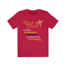 Load image into Gallery viewer, DrLizSpeaks &quot;I&#39;m a TEEN S.H.E.R.O&quot; Jersey Short Sleeve Tee
