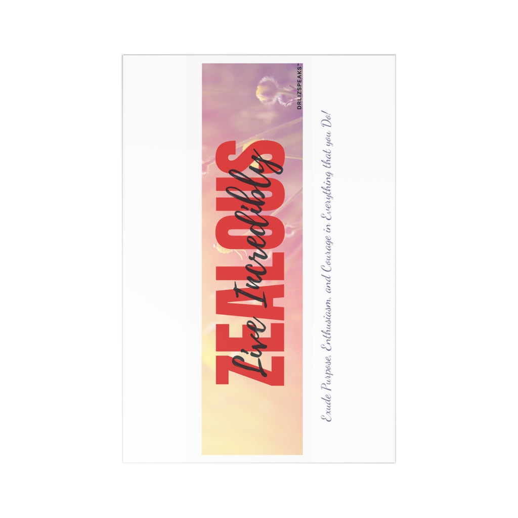 Live.Incredibly.Zealous Postcards (7 pcs)