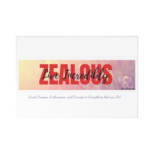 Live.Incredibly.Zealous Postcards (7 pcs)